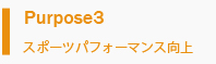スポーツパフォーマンス向上